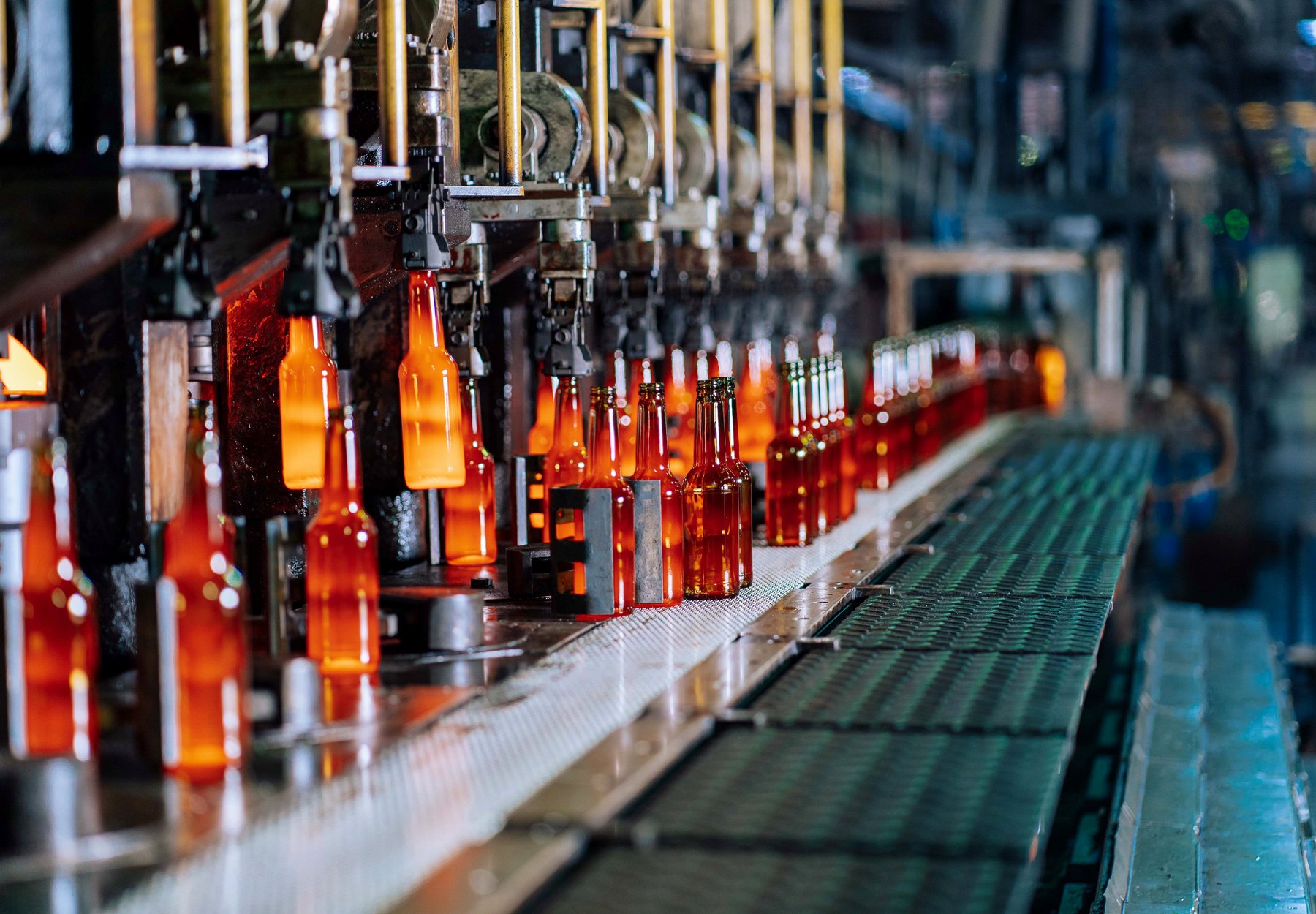 Packaging line detail for breakdown support